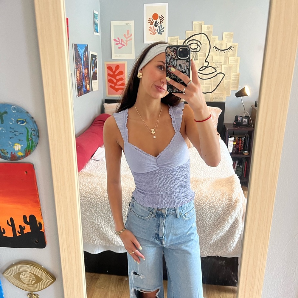 Urban Outfitters Lavender Sleeveless Top
